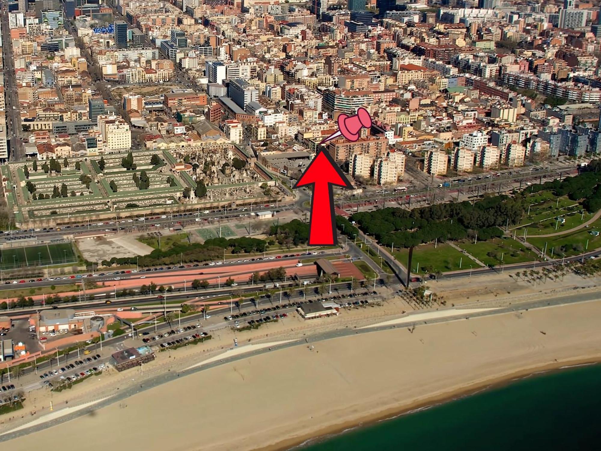 Taulat Loft L Poblenou Beach L Self Check In L Terrace Penthouse Barselona Dış mekan fotoğraf
